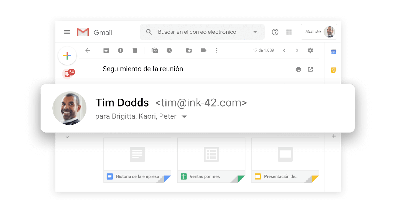 Obtenga gmail para empresa